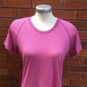 Woman’s Smartwool Pinstripe SS T-Shirt - Size Large